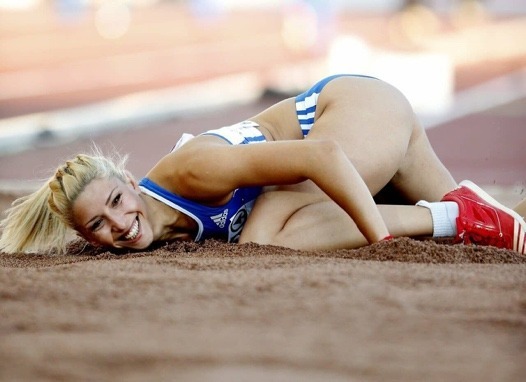 It's not just the jump in the long jump that catches people's attention