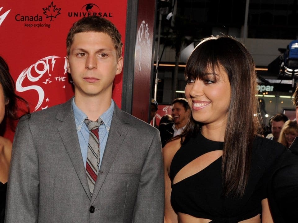 Aubrey Plaza and Michael Cera